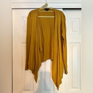 Mustard yellow cardigan